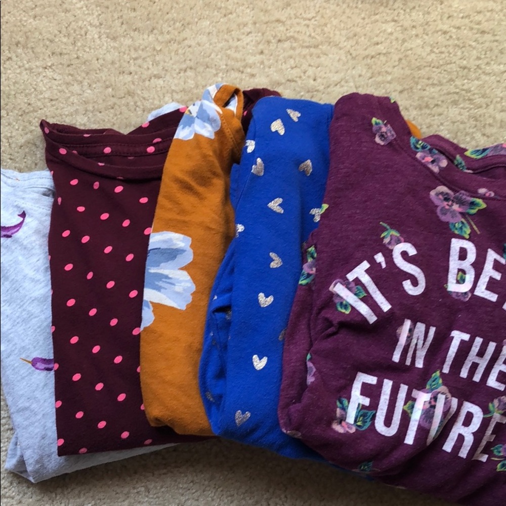 Long sleeve girls tee